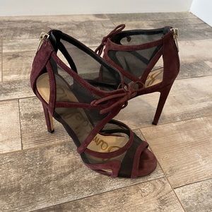 Sam Edelman Burgundy Heels